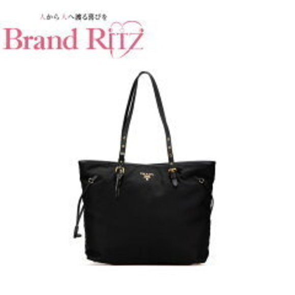 Prada Saffiano Tote Shoulder Bag Black - Picture 1 of 4
